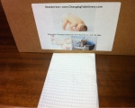 Extra Strength 13" x 18" White Changing Table Liners, Waterproof, 500/case.