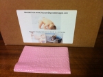 13" x 18" Pink Changing Pads, Waterproof, 500/case.